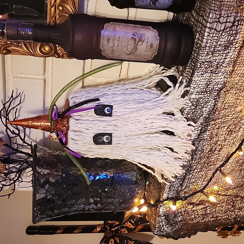 Halloween light-up ghost handmade
